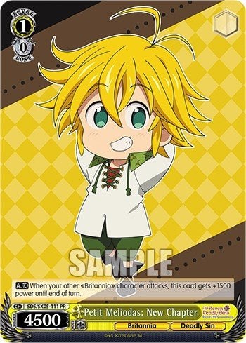 Petit Meliodas: New Chapter (5111) [SDS] - Weiss Schwarz Single