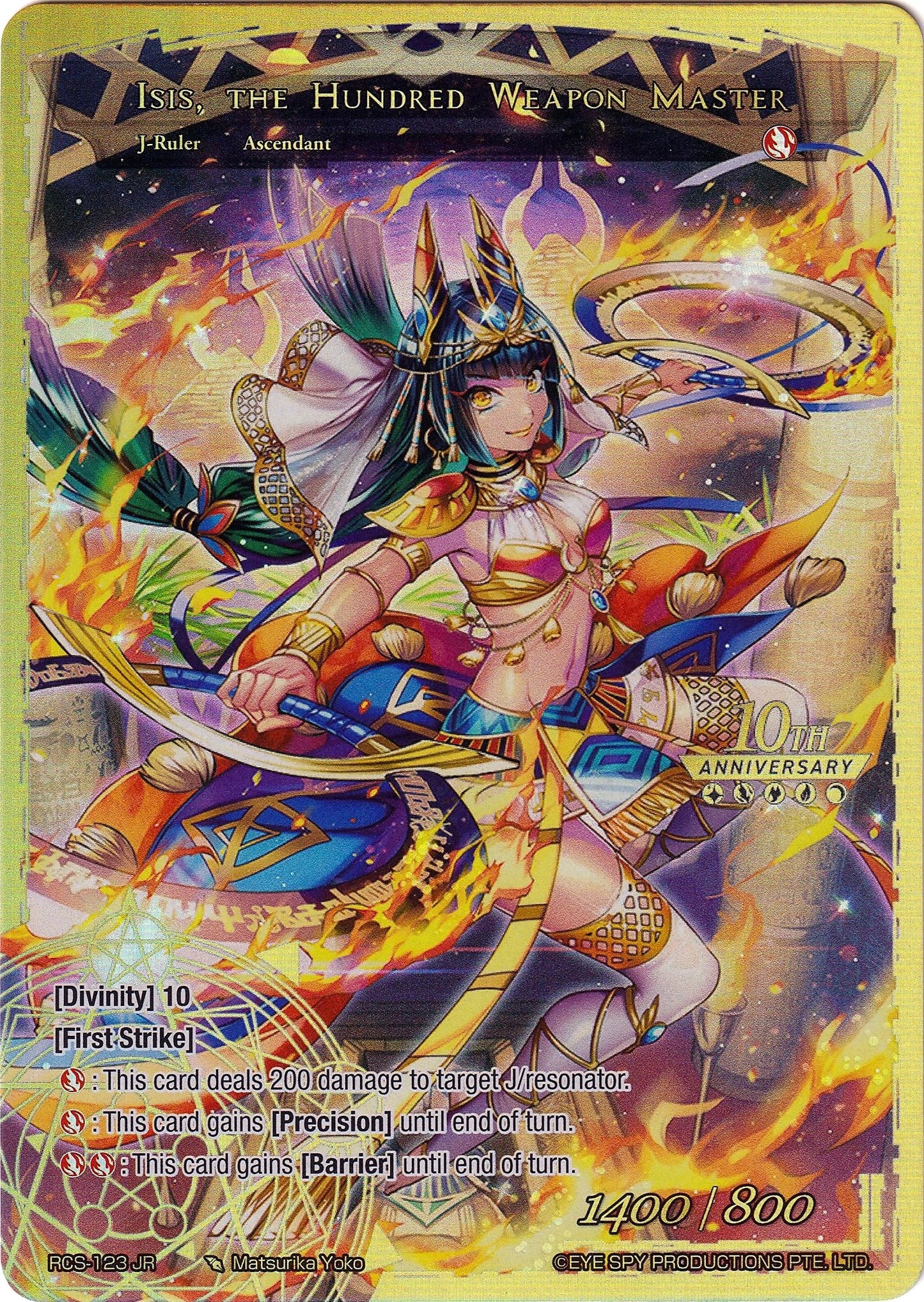 Isis // Isis the Hundred Weapon Master (123) [RCS] - Force of Will Single