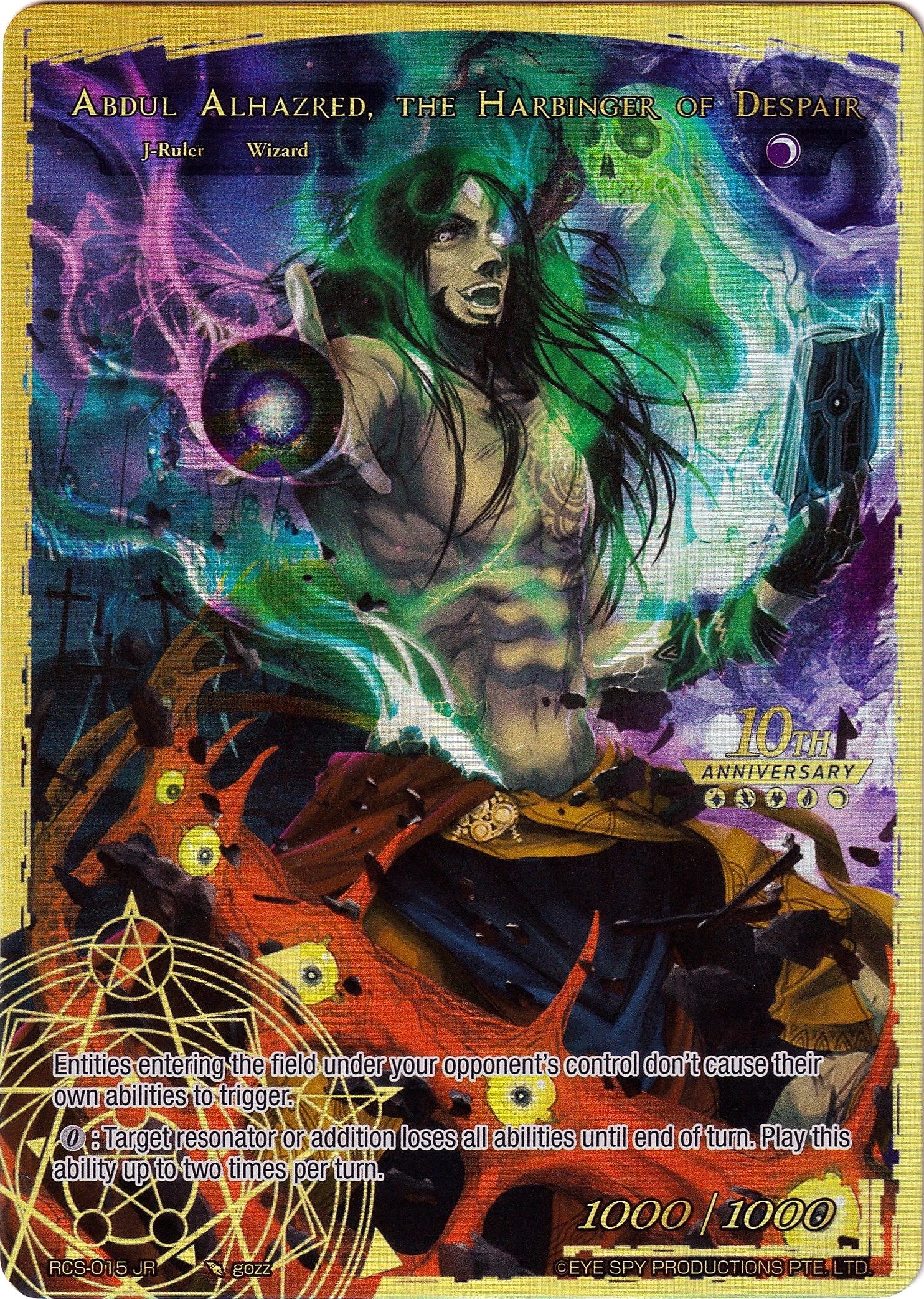 Ebony Prophet // Abdul Alhazred the Harbinger of Despair (15) [RCS] - Force of Will Single