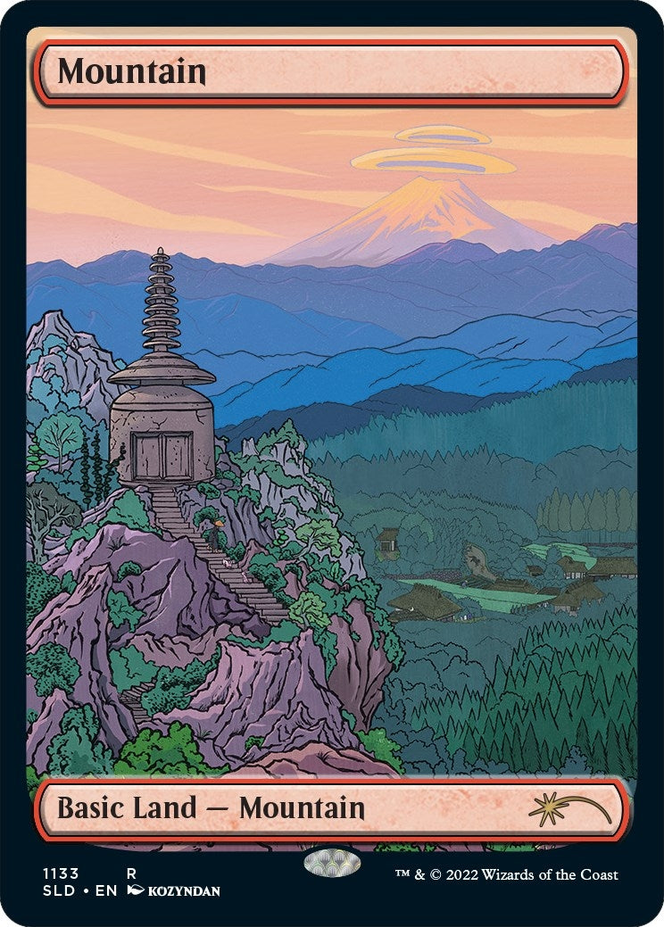 Mountain (1133) (1133) [SLD] - MTG Single