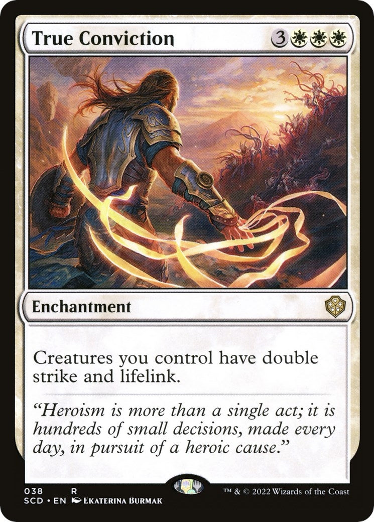 True Conviction (38) [SCD] - MTG Single