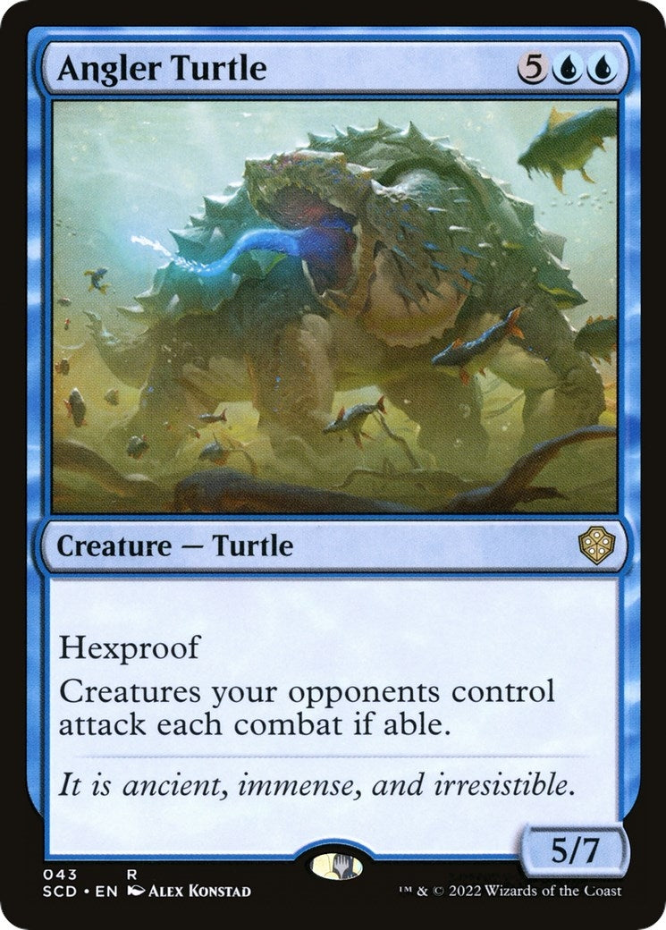 Angler Turtle (43) [SCD] - MTG Single