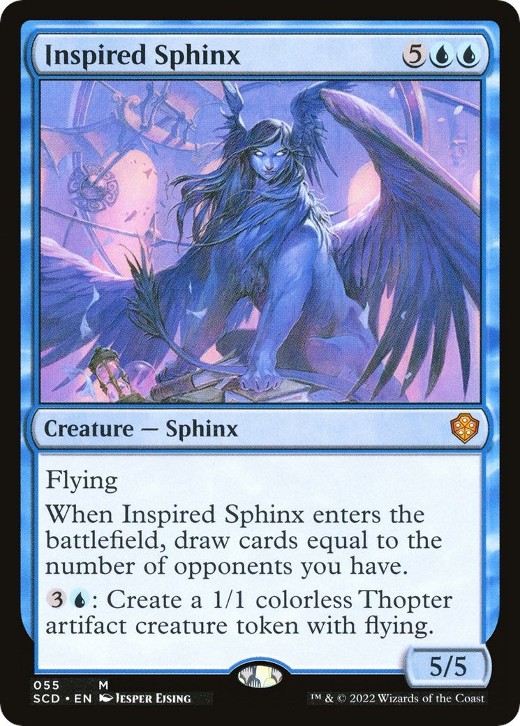 Inspired Sphinx (55) [SCD] - MTG Single