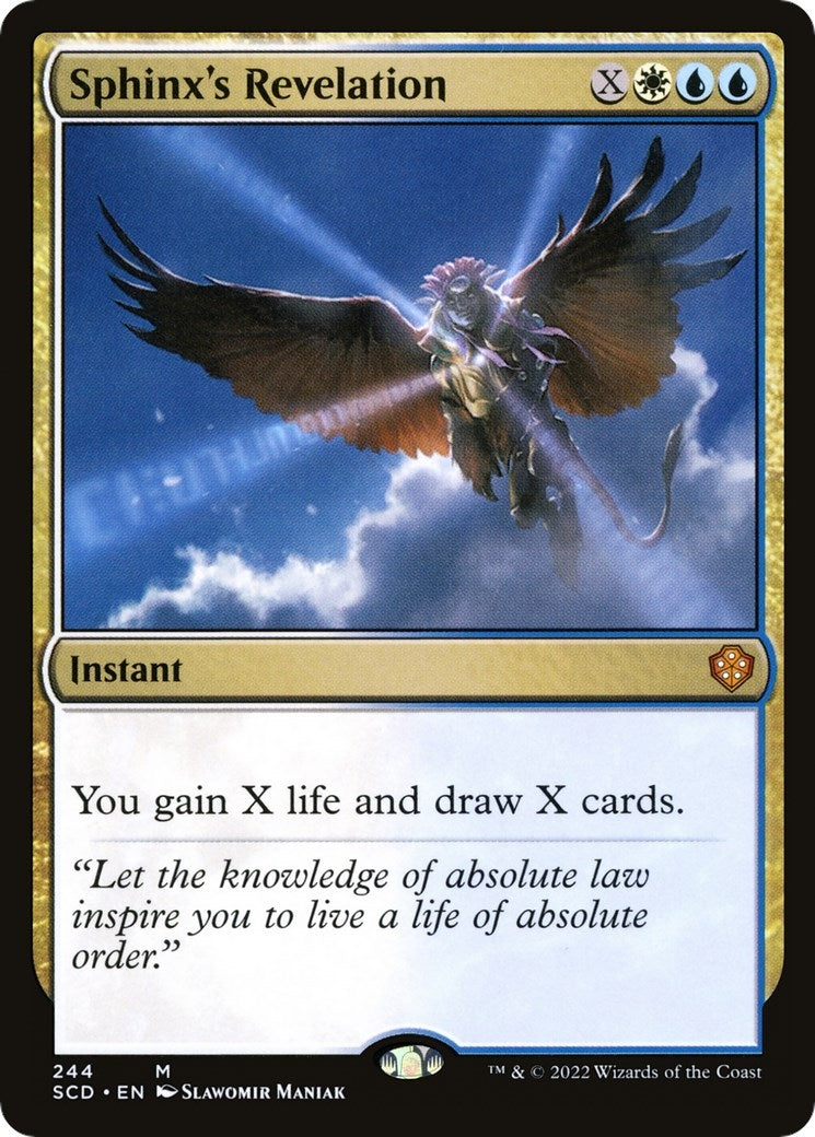 Sphinx’s Revelation (244) [SCD] - MTG Single