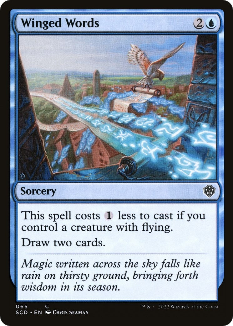 Winged Words (65) [SCD] - MTG Single