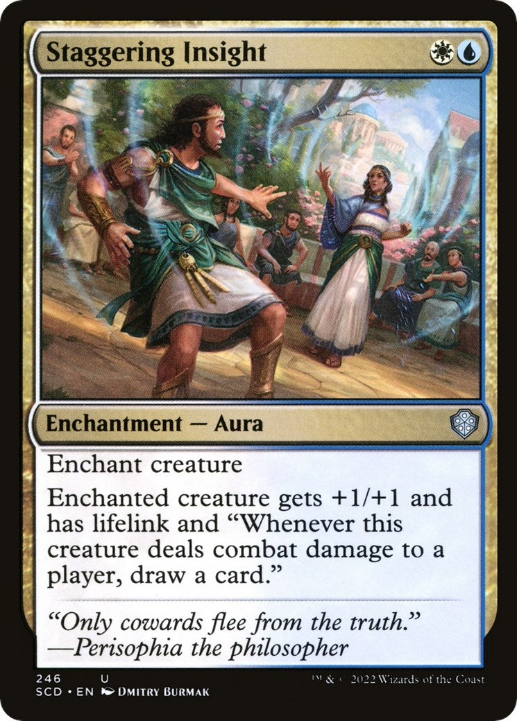 Staggering Insight (246) [SCD] - MTG Single