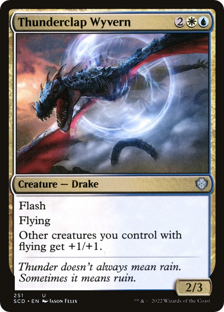 Thunderclap Wyvern (251) [SCD] - MTG Single