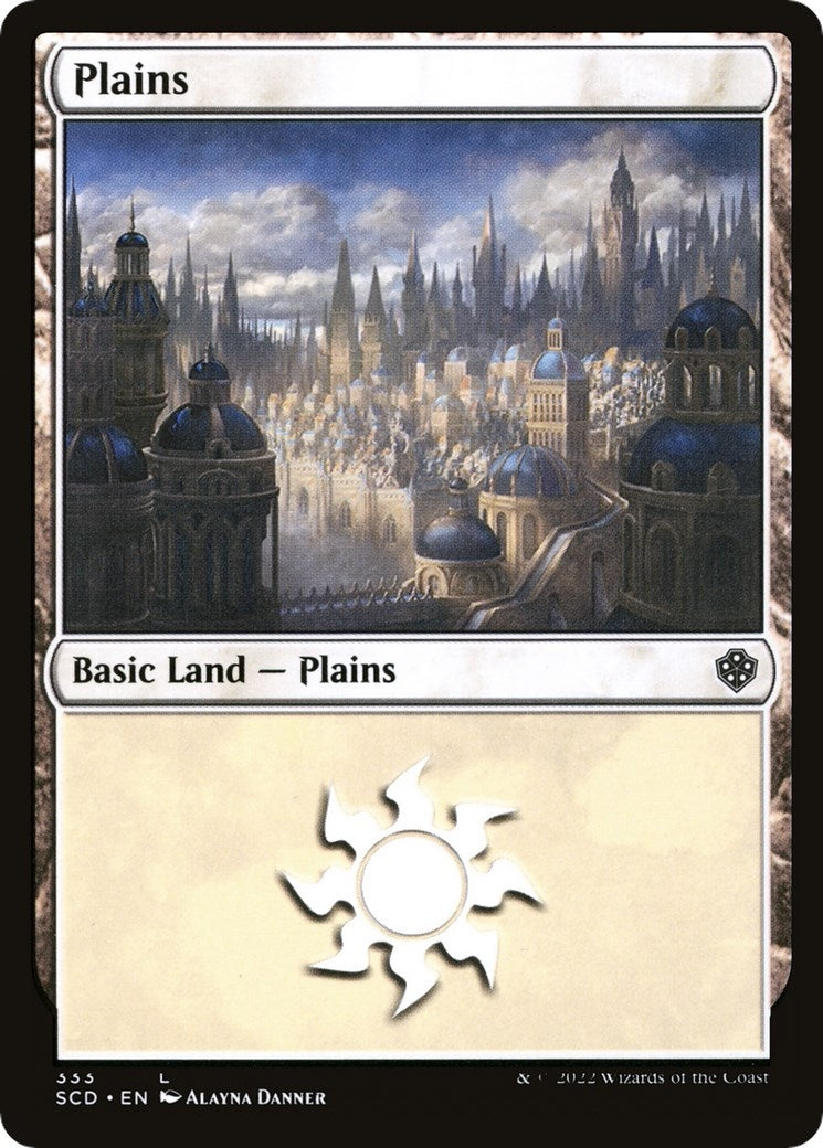 Plains (333) (333) [SCD] - MTG Single