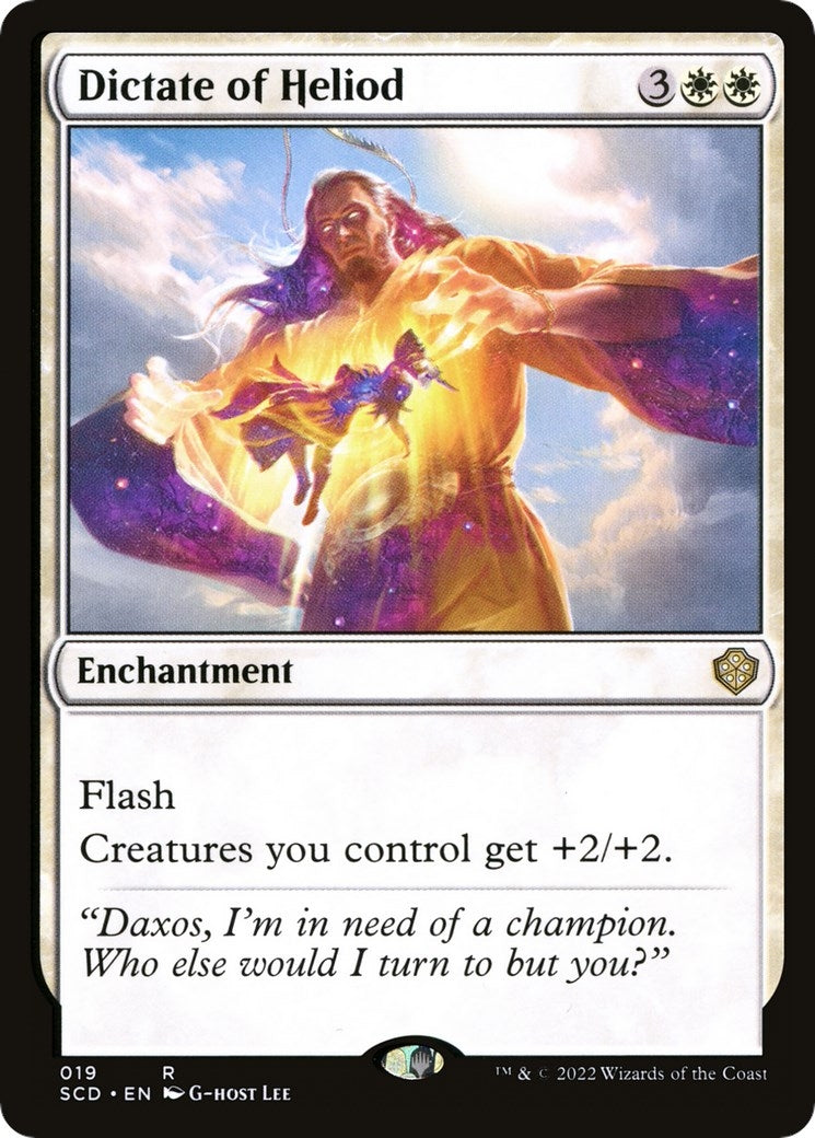 Dictate of Heliod (19) [SCD] - MTG Single