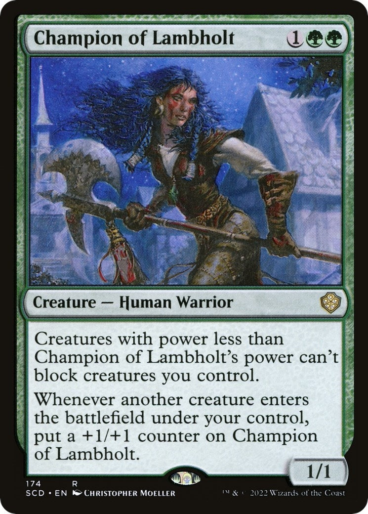 Champion of Lambholt (174) [SCD] - MTG Single