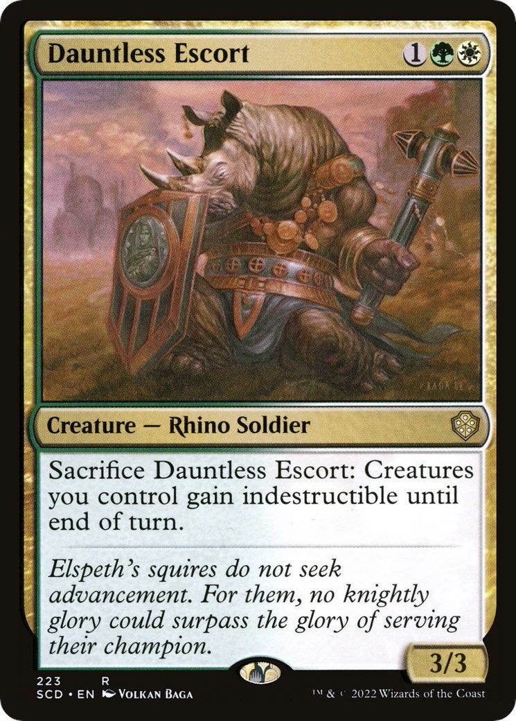 Dauntless Escort (223) [SCD] - MTG Single