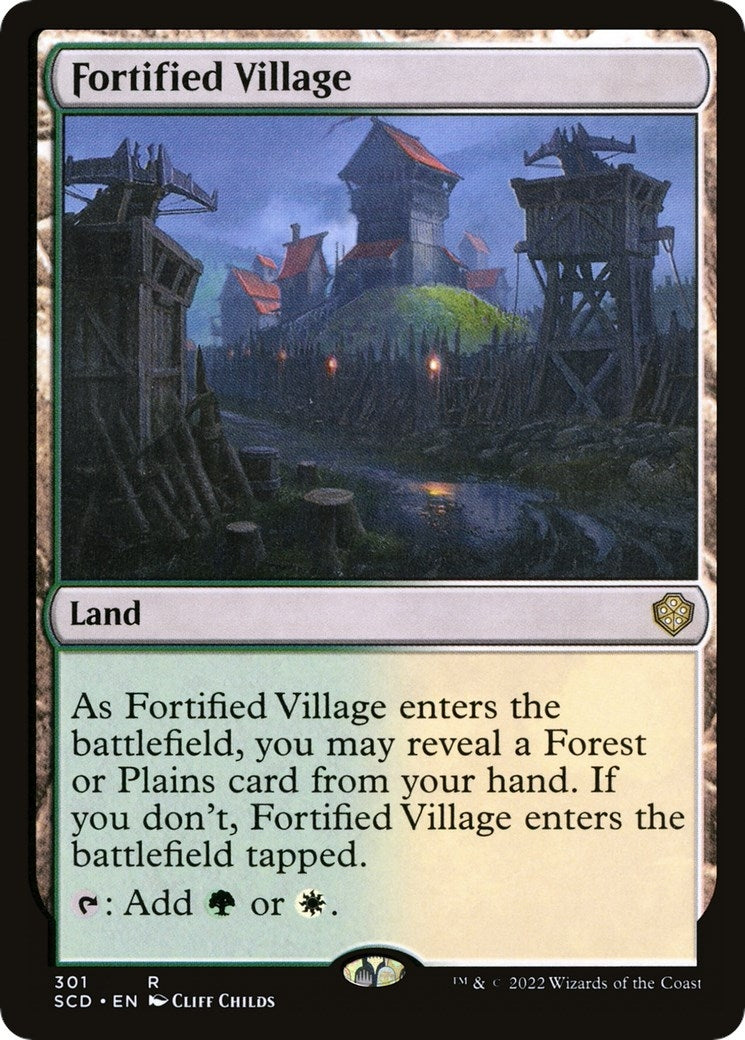 Fortified Village (301) [SCD] - MTG Single