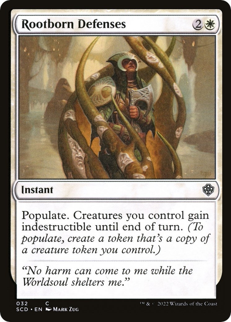 Rootborn Defenses (32) [SCD] - MTG Single