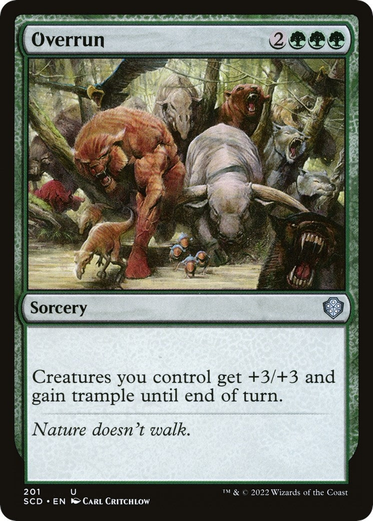 Overrun (201) [SCD] - MTG Single