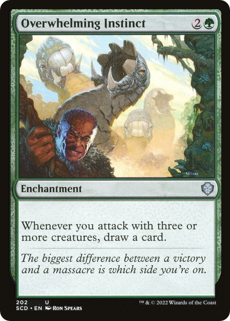 Overwhelming Instinct (202) [SCD] - MTG Single