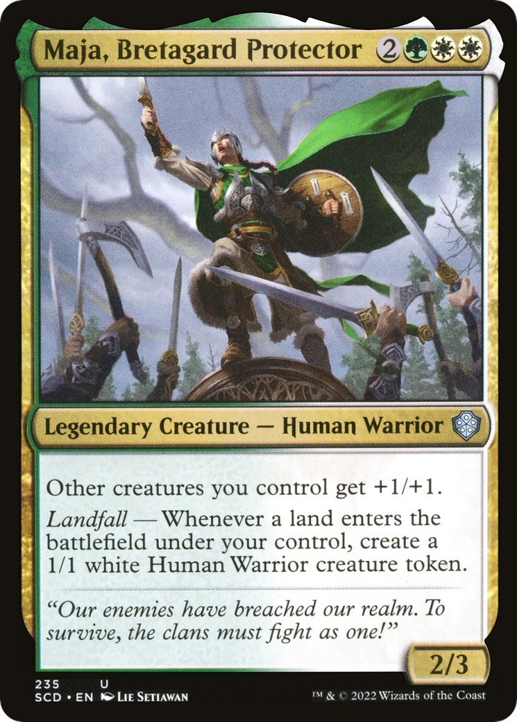 Maja Bretagard Protector (235) [SCD] - MTG Single