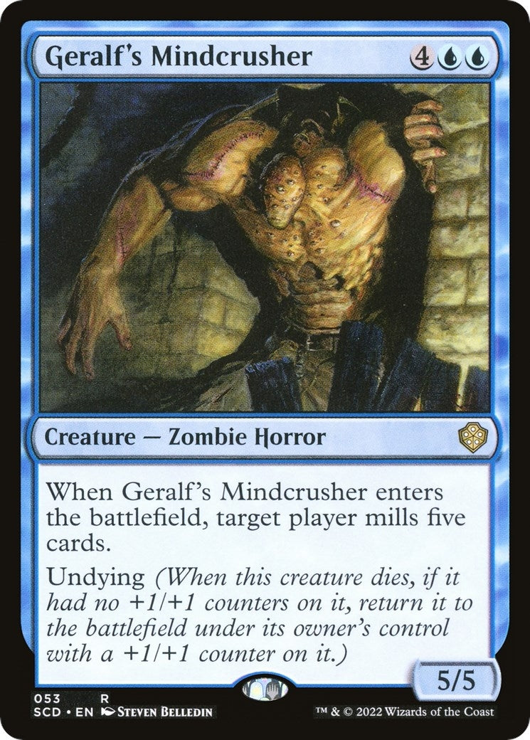 Geralf’s Mindcrusher (53) [SCD] - MTG Single