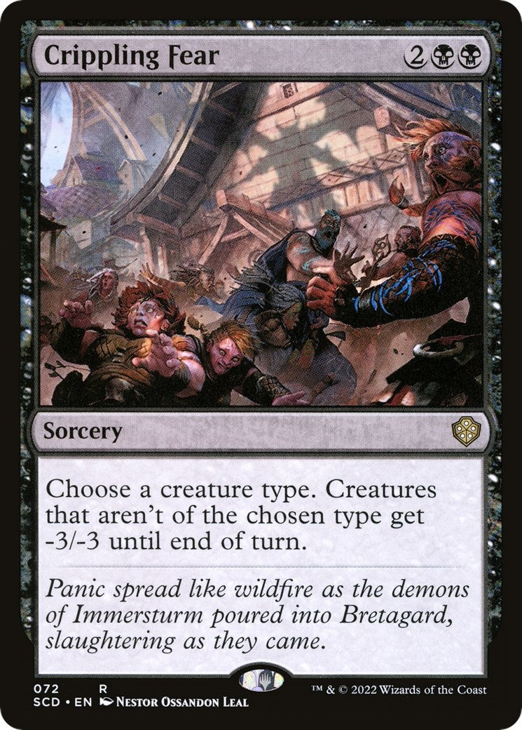 Crippling Fear (72) [SCD] - MTG Single