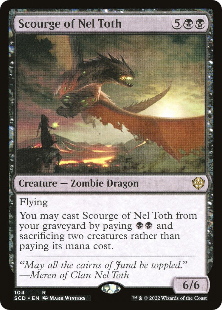 Scourge of Nel Toth (104) [SCD] - MTG Single