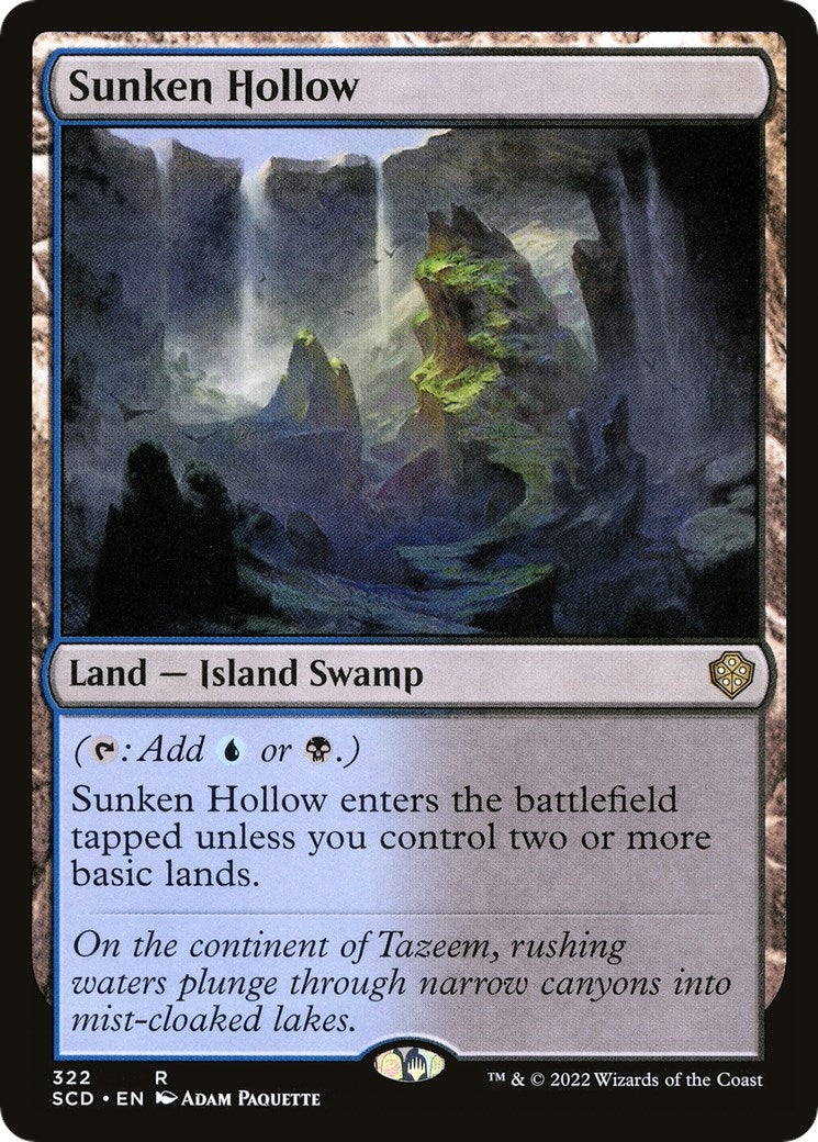 Sunken Hollow (322) [SCD] - MTG Single