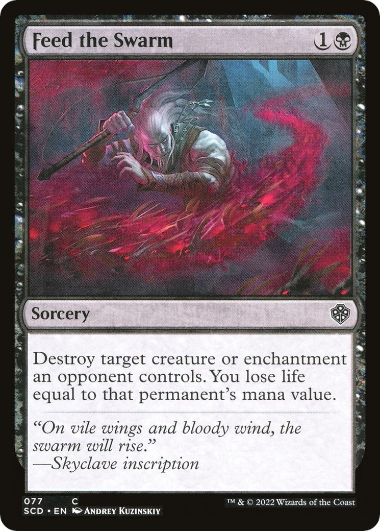 Feed the Swarm (77) [SCD] - MTG Single