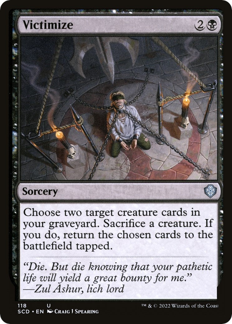 Victimize (118) [SCD] - MTG Single