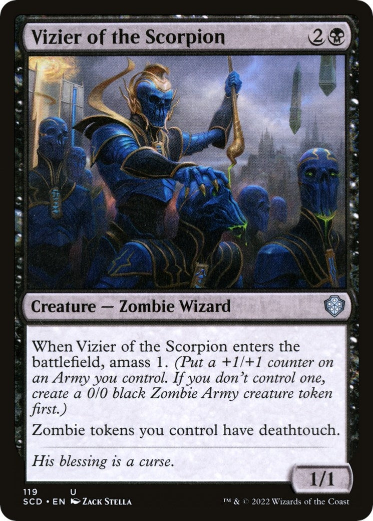 Vizier of the Scorpion (119) [SCD] - MTG Single