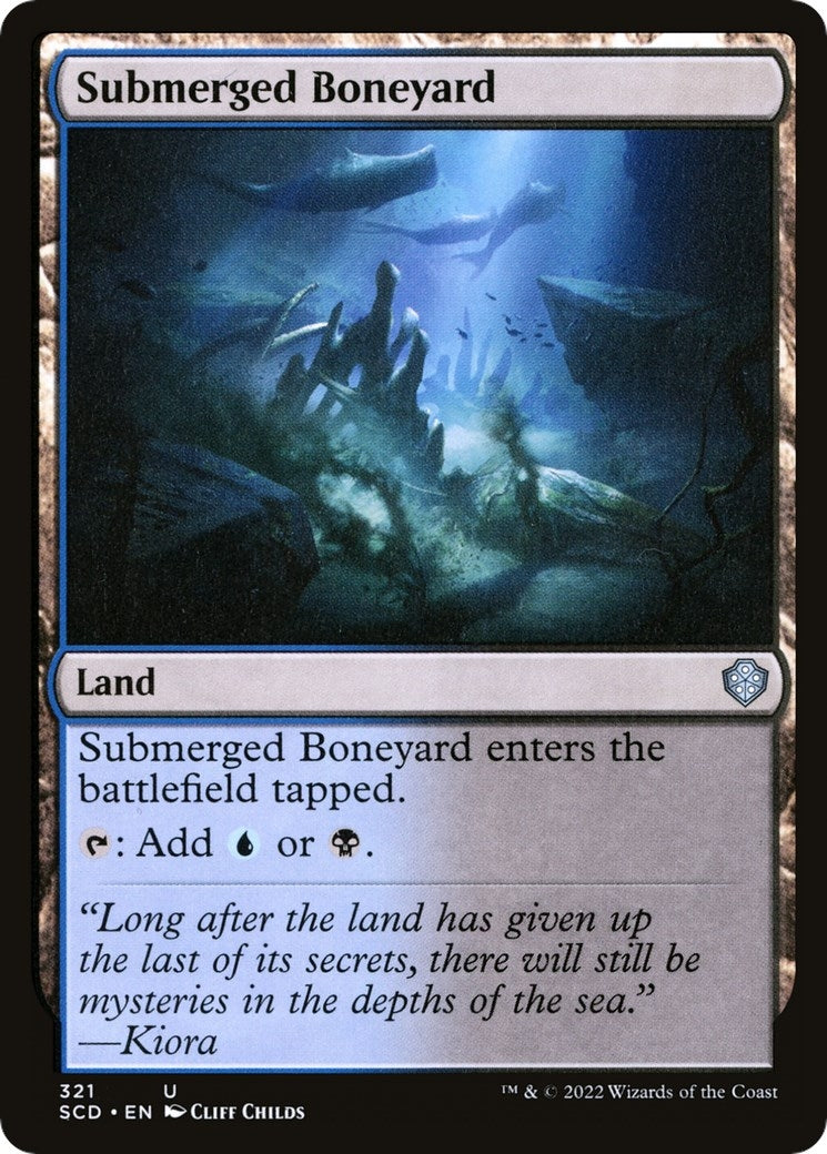 Submerged Boneyard (321) [SCD] - MTG Single