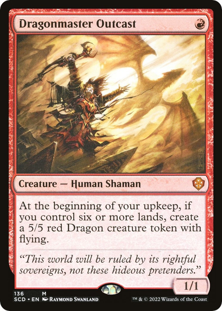 Dragonmaster Outcast (136) [SCD] - MTG Single