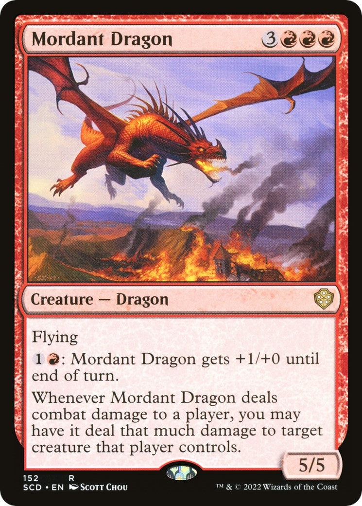 Mordant Dragon (152) [SCD] - MTG Single