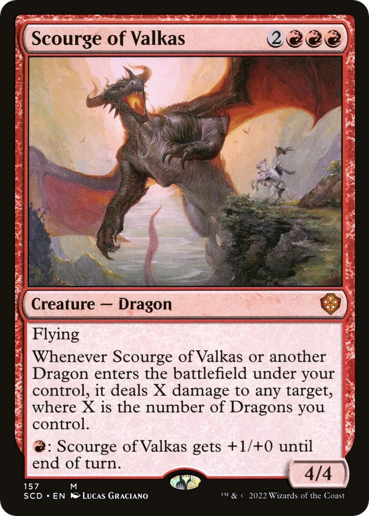 Scourge of Valkas (157) [SCD] - MTG Single