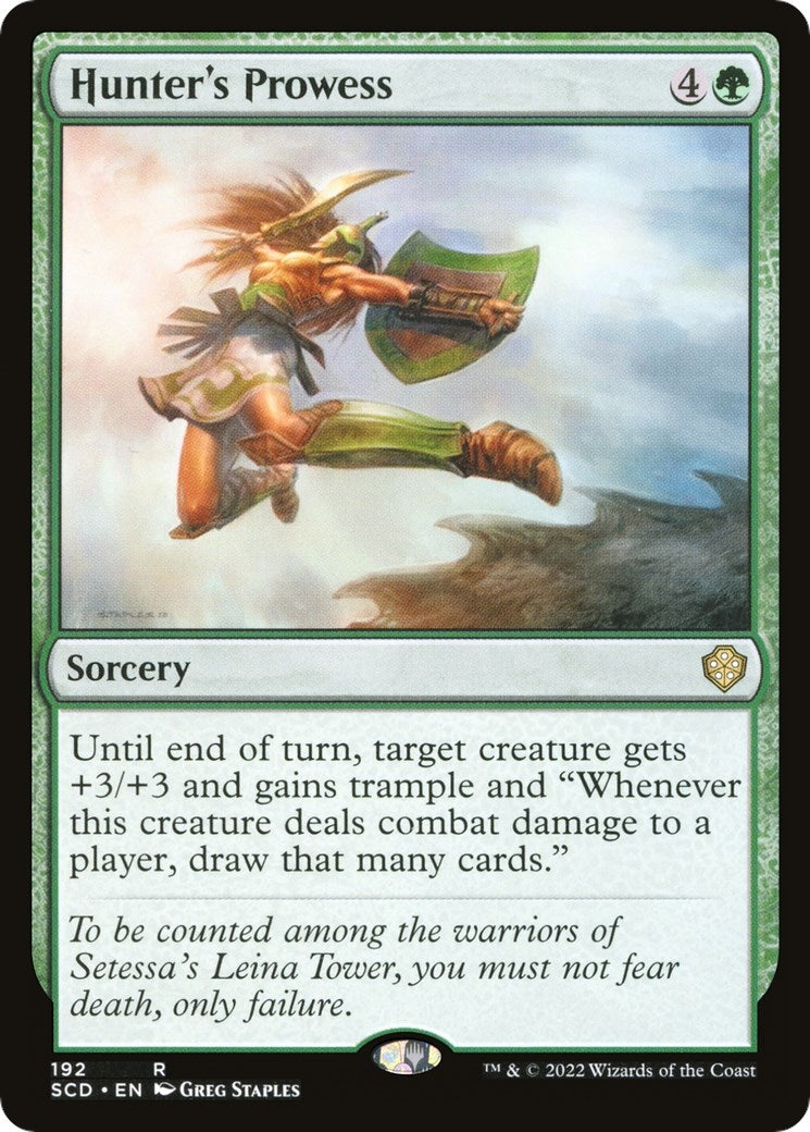 Hunter’s Prowess (192) [SCD] - MTG Single