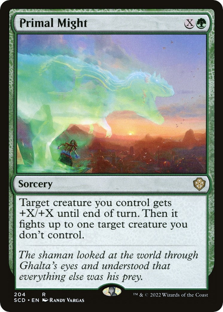 Primal Might (204) [SCD] - MTG Single
