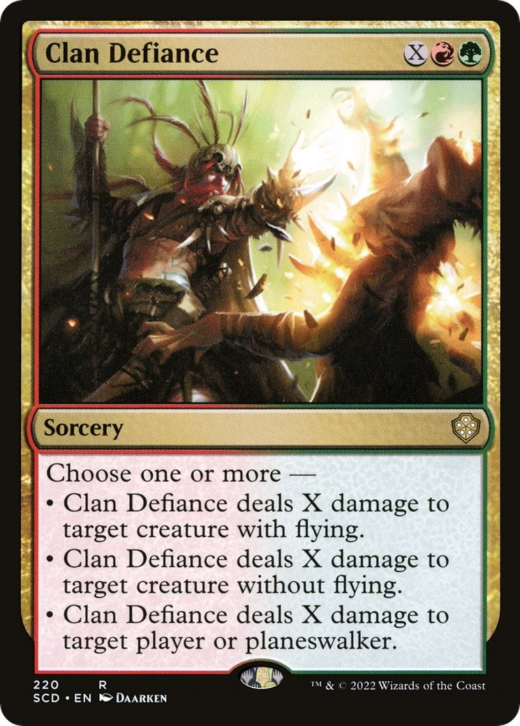 Clan Defiance (220) [SCD] - MTG Single