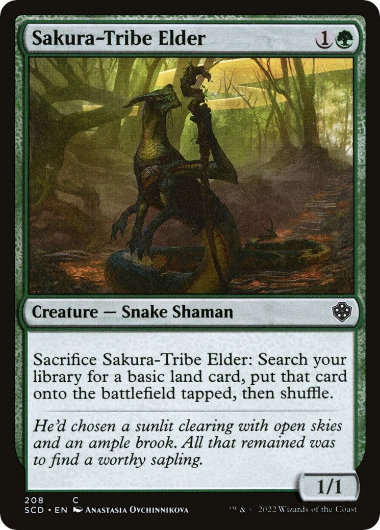 Sakura-Tribe Elder (208) [SCD] - MTG Single