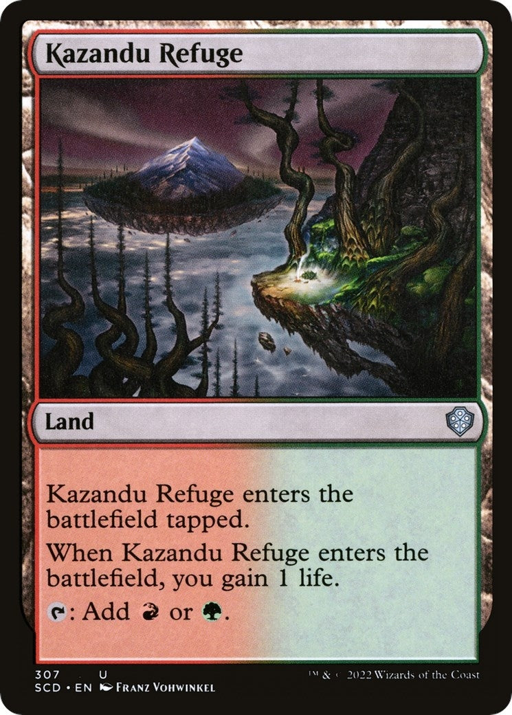 Kazandu Refuge (307) [SCD] - MTG Single