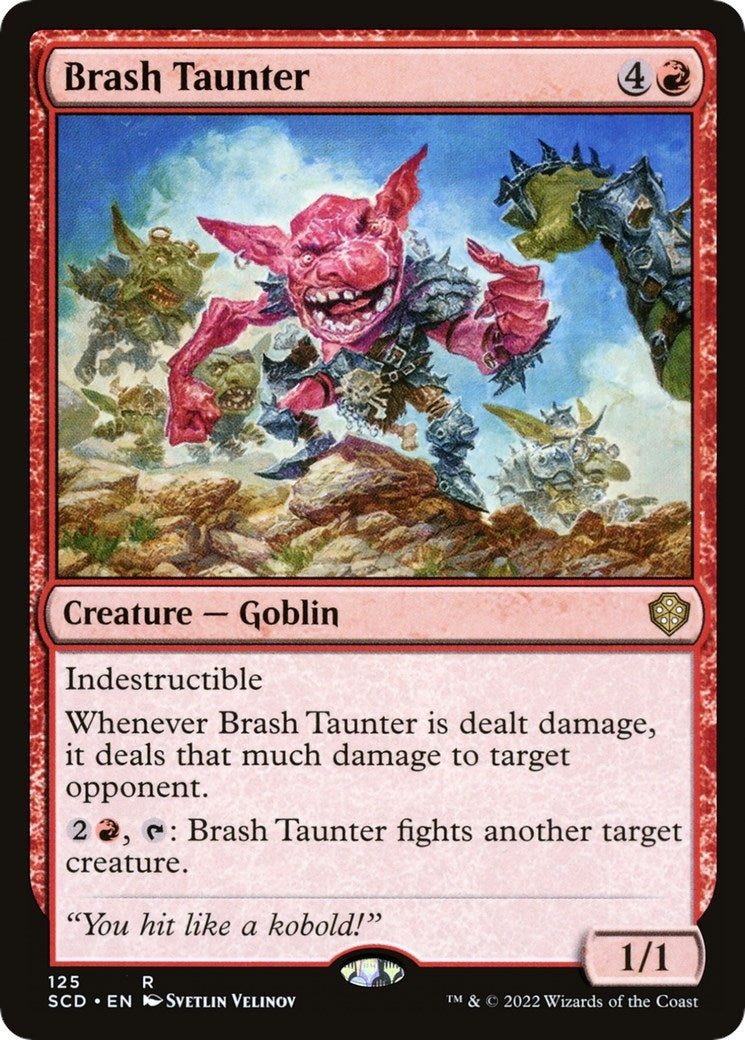 Brash Taunter (125) [SCD] - MTG Single