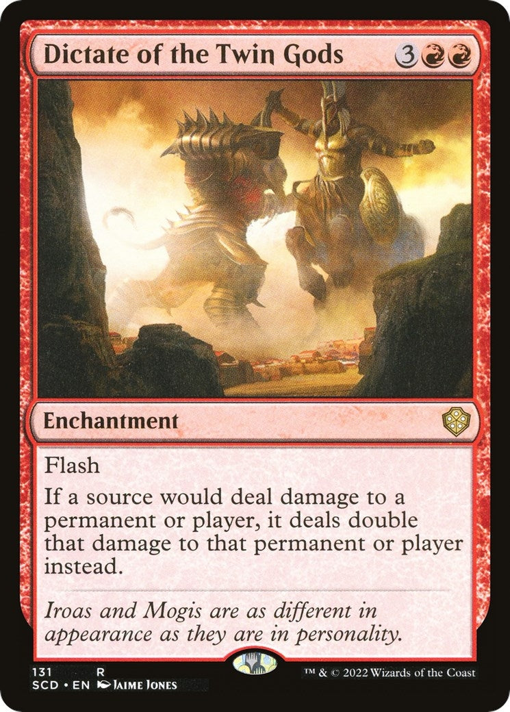 Dictate of the Twin Gods (131) [SCD] - MTG Single