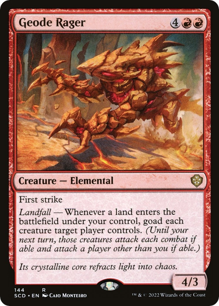 Geode Rager (144) [SCD] - MTG Single