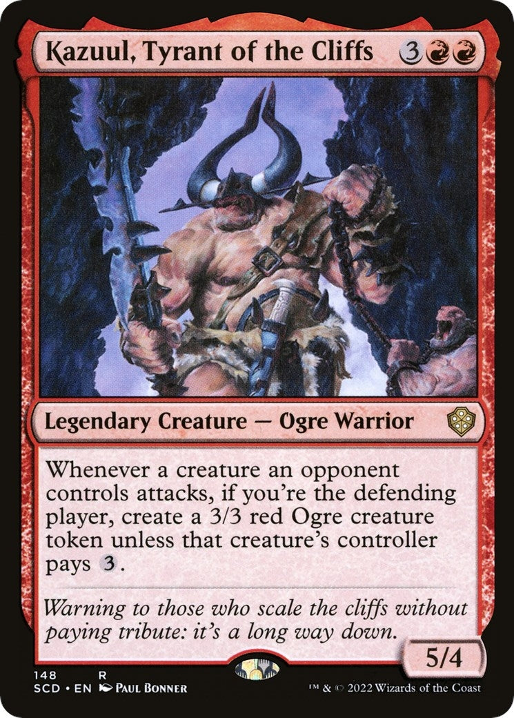 Kazuul Tyrant of the Cliffs (148) [SCD] - MTG Single