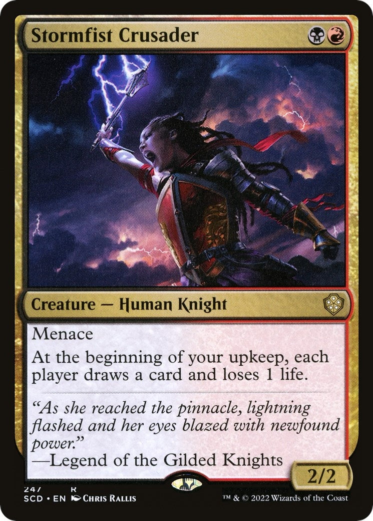 Stormfist Crusader (247) [SCD] - MTG Single