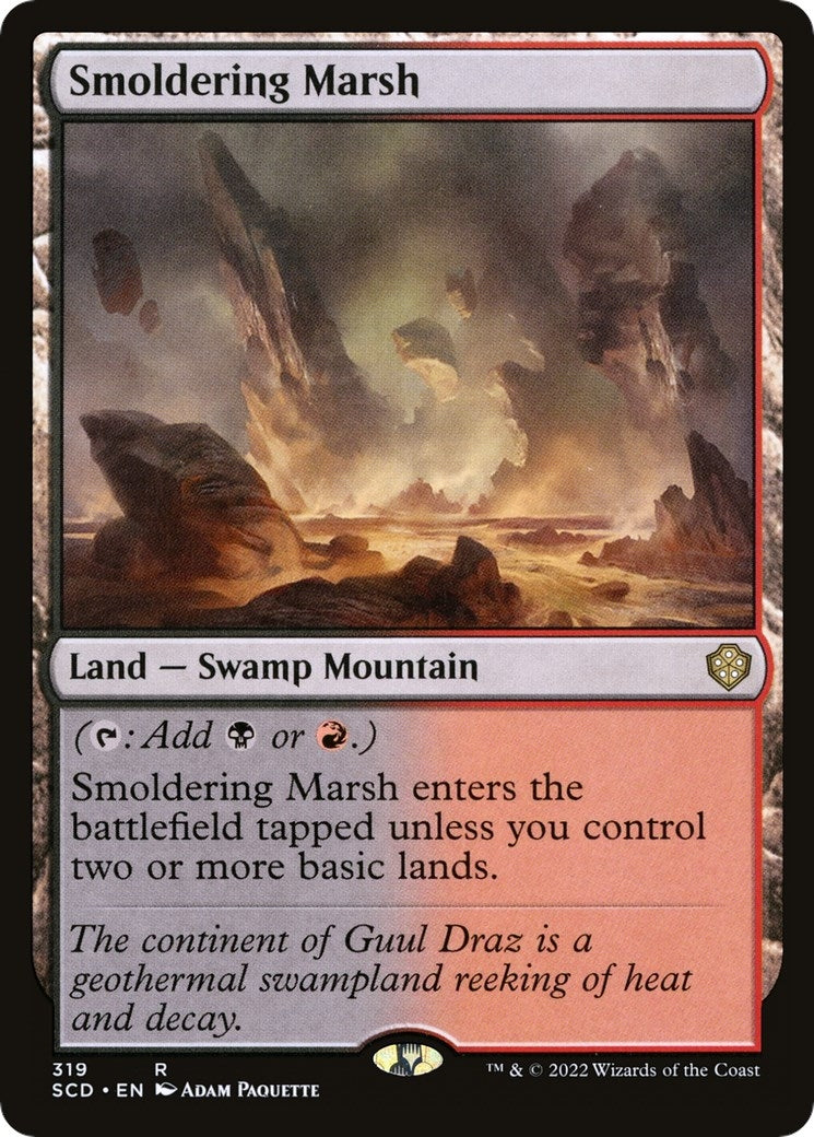 Smoldering Marsh (319) [SCD] - MTG Single