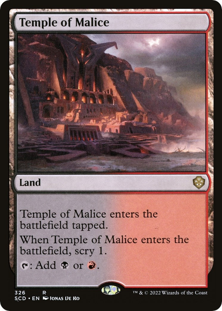 Temple of Malice (326) [SCD] - MTG Single