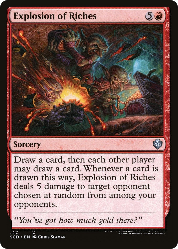 Explosion of Riches (140) [SCD] - MTG Single
