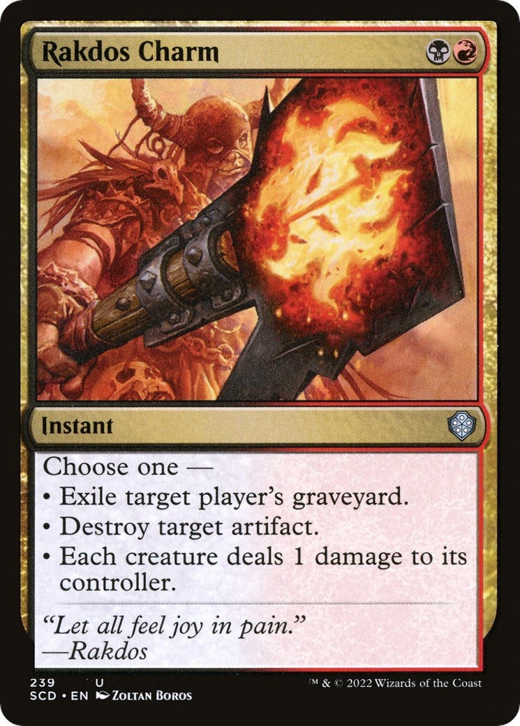 Rakdos Charm (239) [SCD] - MTG Single