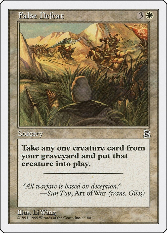 False Defeat (4) [PTK] - MTG Single