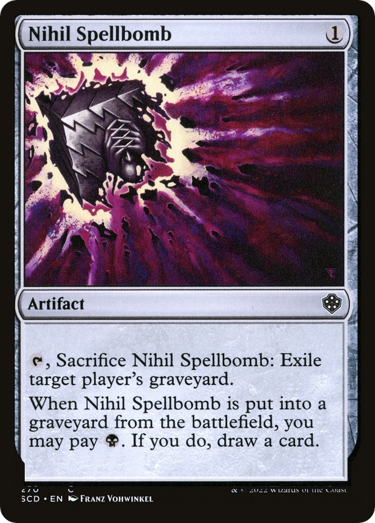 Nihil Spellbomb (270) [SCD] - MTG Single