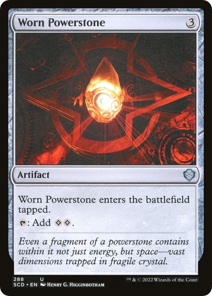 Worn Powerstone (288) [SCD] - MTG Single