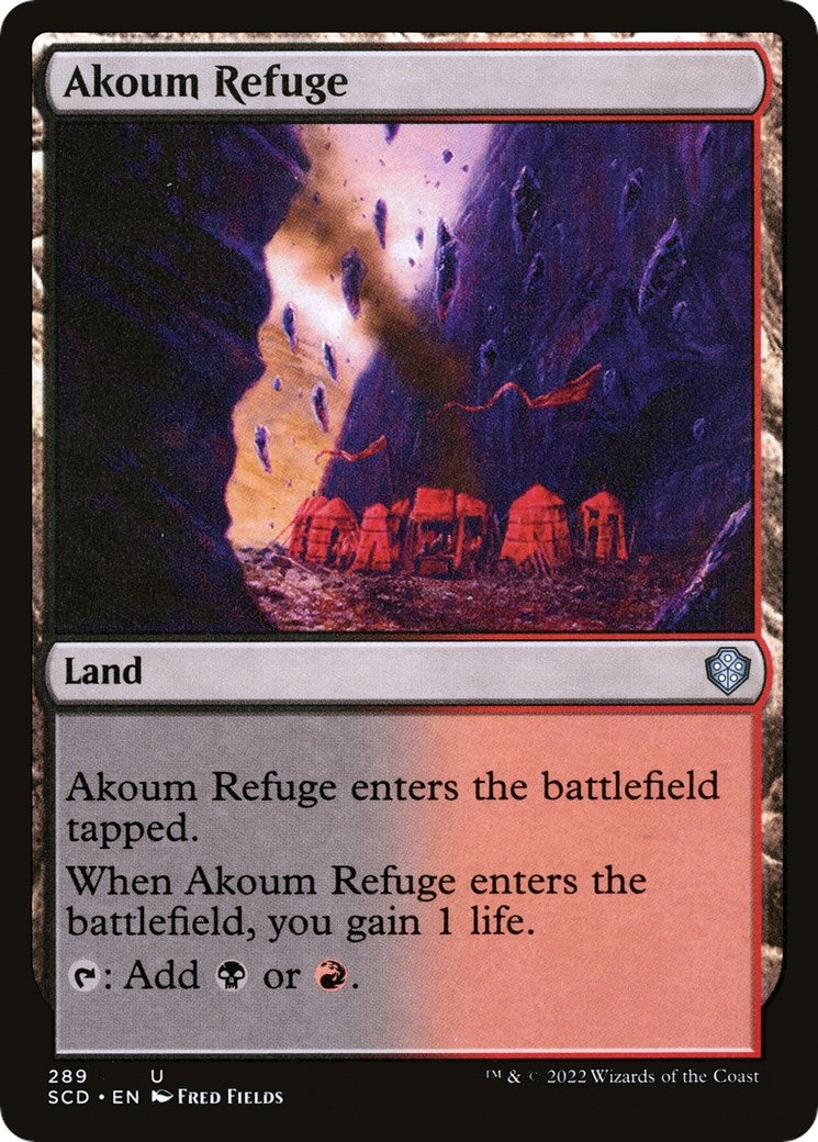 Akoum Refuge (289) [SCD] - MTG Single