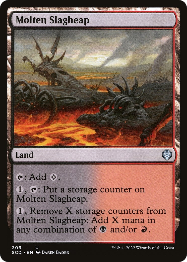 Molten Slagheap (309) [SCD] - MTG Single